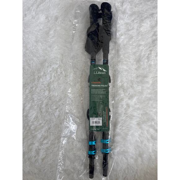 NWT L.L. Bean Women's Hikelite 4 Season Carbon Compact Hiking Poles - Picture 4 of 11